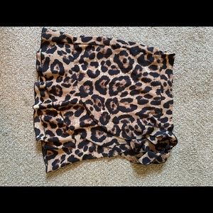 Midi Cheetah Skirt